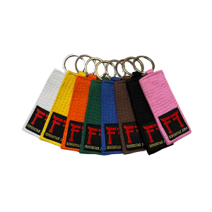 Judo Fighting Films Keychain Front